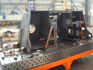 鑄鐵平板的工作表面上不允許有銹跡